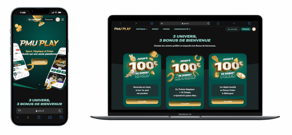 Casino en ligne français PMU Play