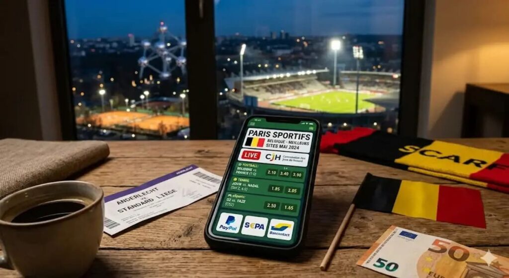 fonctionnalités de paris sportifs en Belgique