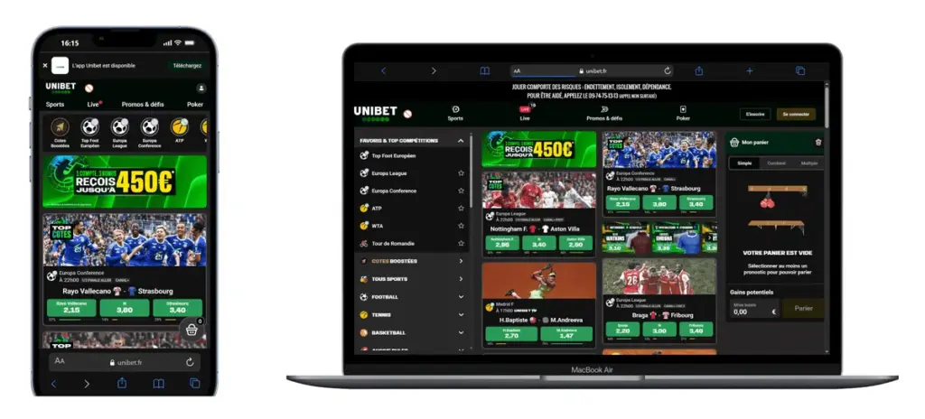 Casino en ligne français Unibet