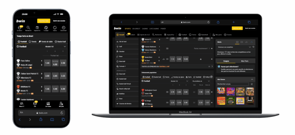 site paris sportif belge bwin