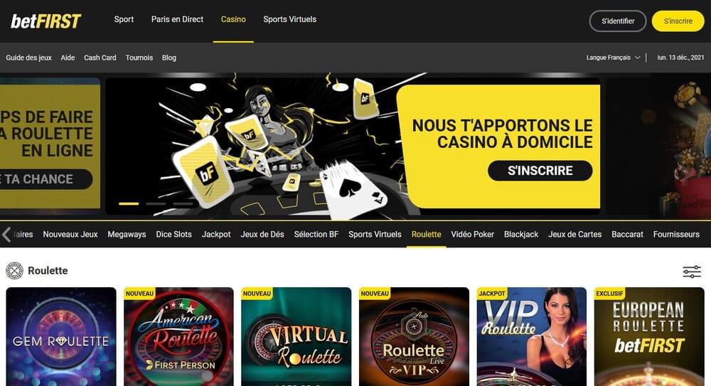top casino en ligne Belgique